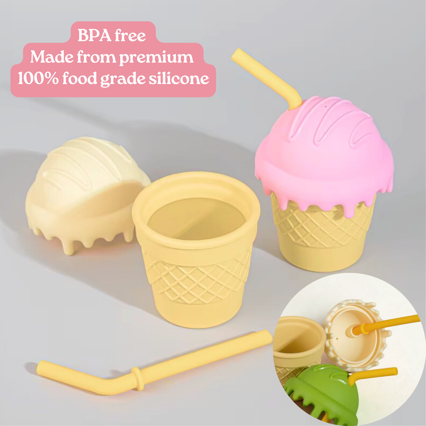 Sundae Sippy Cups