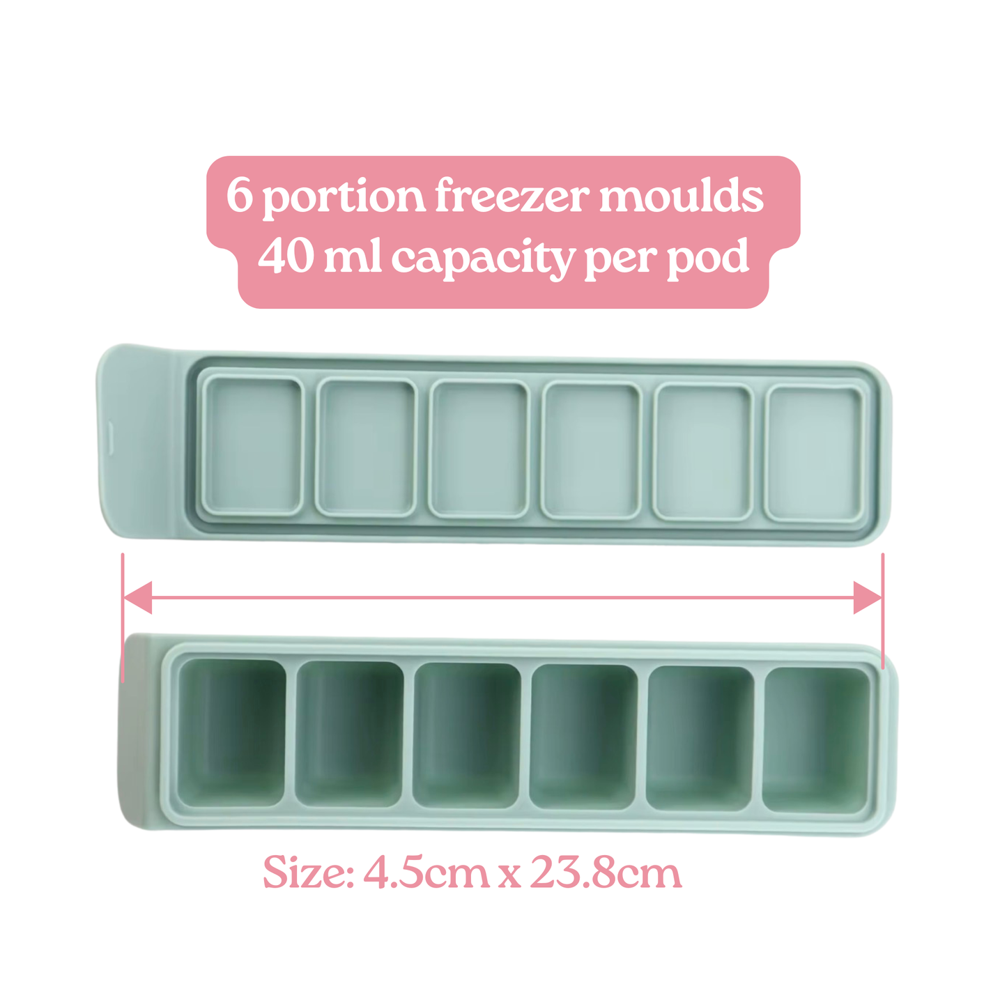 Frezie Pods – 6 Portion Freezer Mould